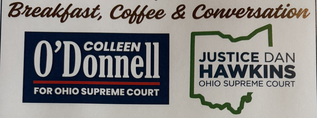 O'Donnell and Hawkins for Ohio Supreme Court -  Breakfast, Coffee & Conversation